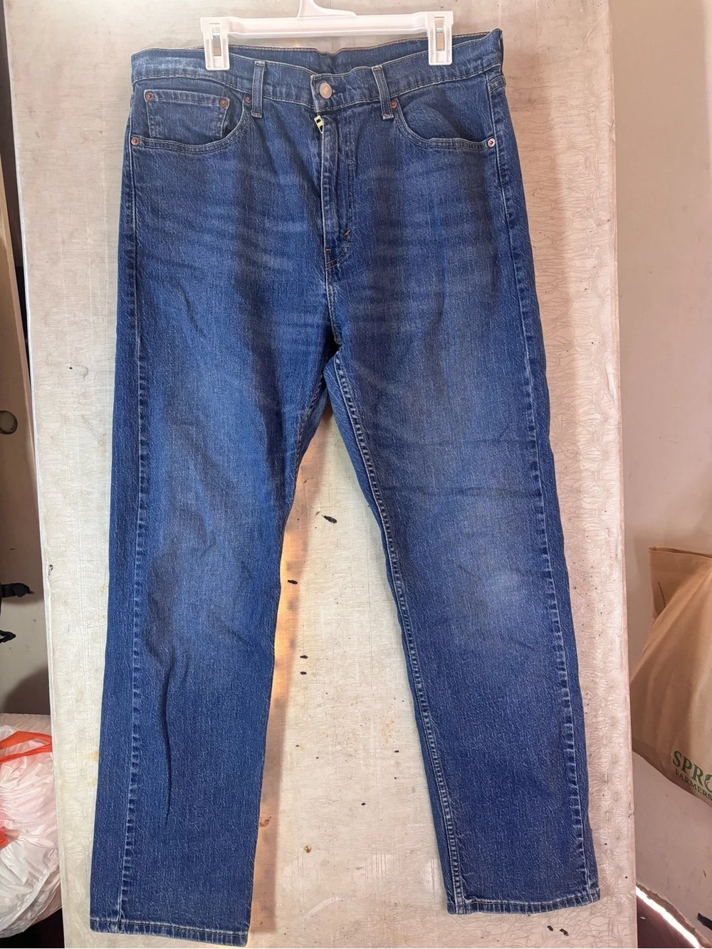 Levi's Men's Bootcut Dark Blue Denim Jeans